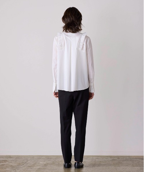 Marilyn Moon（マリリンムーン）の「tuck pleats jabot blouse（シャツ/ブラウス・レディース・ホワイト/ベージュ/ブラック・FREE）」の15枚目の写真