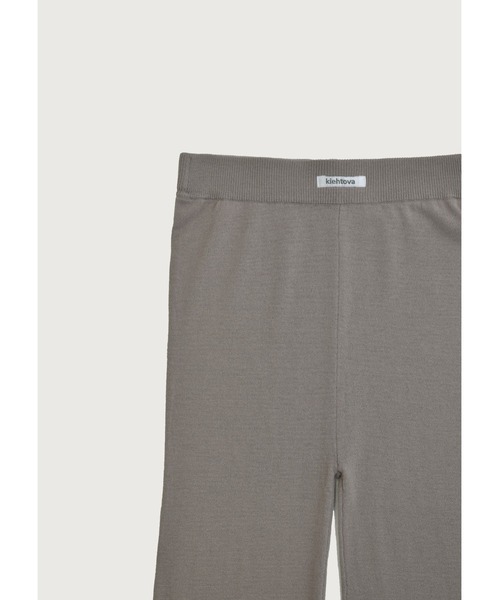 kiehtova（キエトヴァ）の「【kiehtova】SOFT TOUCH KNIT CAPRI PANTS/ソフトタッチニットカプリパンツ（その他パンツ・レディース・ダークグレー/ブラック/ベージュ・FREE）」の12枚目の写真