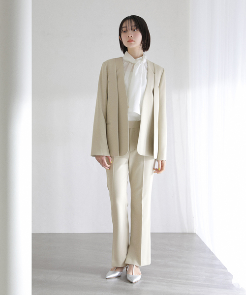 La TOTALITE(ラトータリテ)の「【洗える】ボータイ2WAYブラウス(シャツ/ブラウス・レディース・ネイビー/ホワイト・FREE)」の20枚目の写真