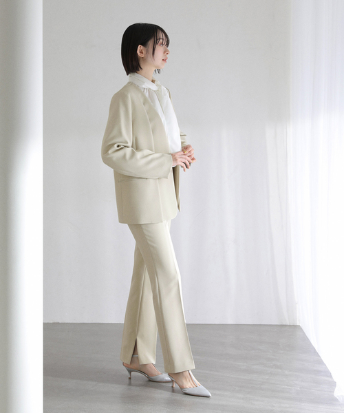 La TOTALITE(ラトータリテ)の「【洗える】ボータイ2WAYブラウス(シャツ/ブラウス・レディース・ネイビー/ホワイト・FREE)」の21枚目の写真