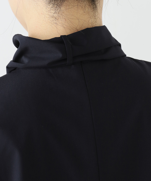 La TOTALITE(ラトータリテ)の「【洗える】ボータイ2WAYブラウス(シャツ/ブラウス・レディース・ネイビー/ホワイト・FREE)」の6枚目の写真