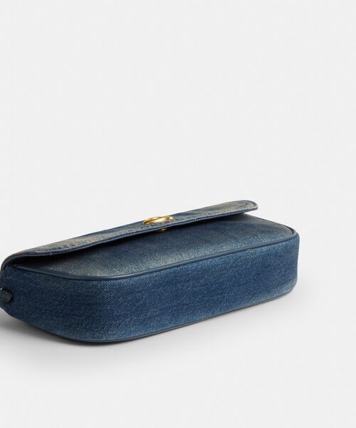 COACH(コーチ)の「ブルック フラップ チェーン バッグ・ラブド デニム(ショルダーバッグ・レディース・ブルー系その他・ONE)」の3枚目の写真