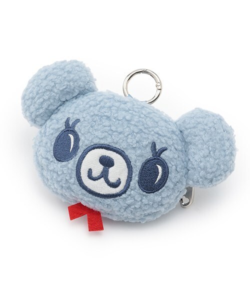 ナルミヤキャラクターズ(ナルミヤキャラクターズ)の「もこもこミニポーチ【ナカムラくん】【ミントくん】(その他小物・レディース・サックスブルー/ブルー・F)」の1枚目の写真