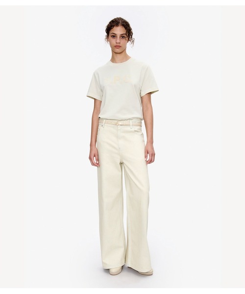 A.P.C.（アーペーセー）の「JEAN CLYDE FEMME（デニムパンツ・レディース・ホワイト系その他・26/25）」の2枚目の写真