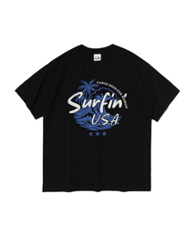 サマー バケーション 半袖Tシャツ (ブラック)