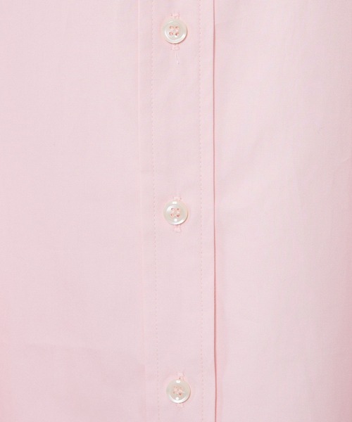 BABYLONE（バビロン）の「コットンオーバーシャツ（シャツ/ブラウス・レディース・サックスブルー/ベージュ/ピンク/ホワイト・フリー）」の9枚目の写真