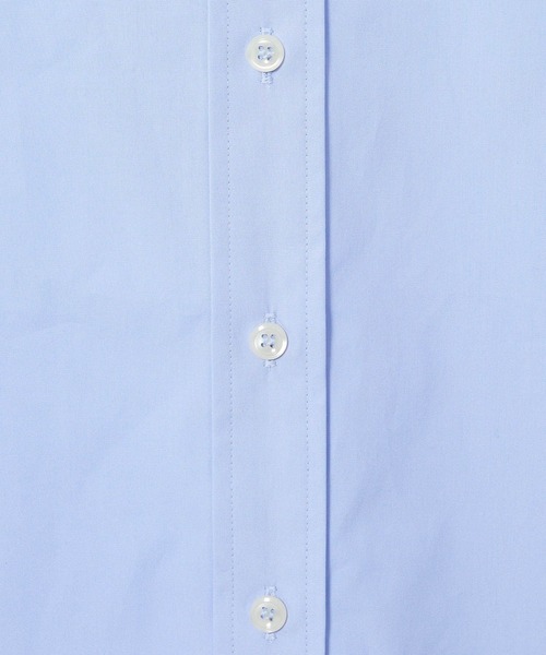 BABYLONE（バビロン）の「コットンオーバーシャツ（シャツ/ブラウス・レディース・サックスブルー/ベージュ/ピンク/ホワイト・フリー）」の13枚目の写真