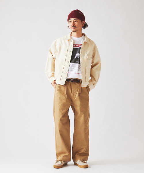 JOURNAL STANDARD relume(ジャーナルスタンダード レリューム)の「”Relume” ウエポンチノ イージーパンツ(チノパンツ・メンズ・チャコールグレー/ネイビー/キャメル・LARGE/MEDIUM)」の8枚目の写真