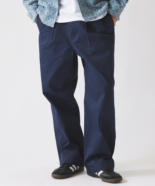 JOURNAL STANDARD relume（ジャーナルスタンダード　レリューム）の「”Relume” ウエポンチノ イージーパンツ（チノパンツ・メンズ・チャコールグレー/ネイビー/キャメル・LARGE/MEDIUM）」の2枚目の写真