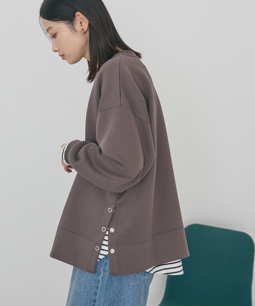 AMERICAN HOLIC（アメリカンホリック）の「サイドドットポンチプルオーバー（スウェット・レディース・ブルー/ブラウン/ブラック/グレー系その他・L/M）」の3枚目の写真