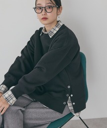 AMERICAN HOLIC | サイドドットポンチプルオーバー(スウェット)