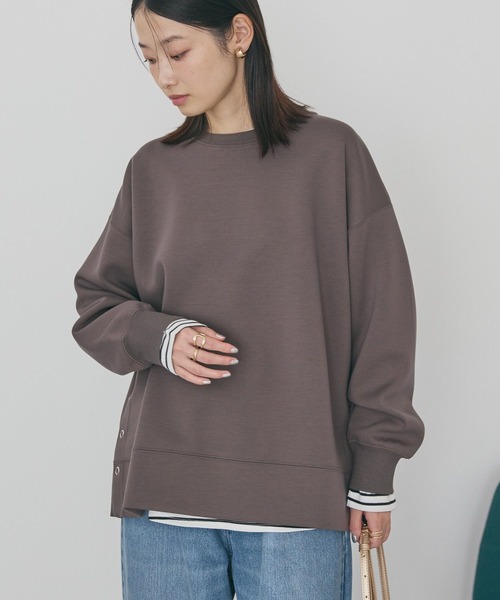 AMERICAN HOLIC（アメリカンホリック）の「サイドドットポンチプルオーバー（スウェット・レディース・ブルー/ブラウン/ブラック/グレー系その他・L/M）」の11枚目の写真