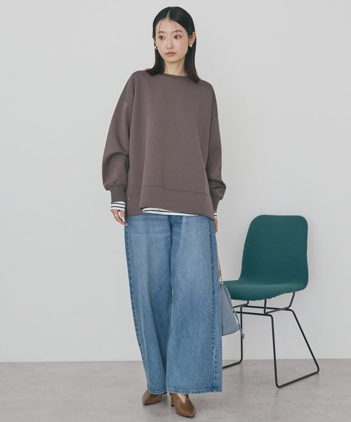 AMERICAN HOLIC（アメリカンホリック）の「サイドドットポンチプルオーバー（スウェット・レディース・ブルー/ブラウン/ブラック/グレー系その他・L/M）」の12枚目の写真