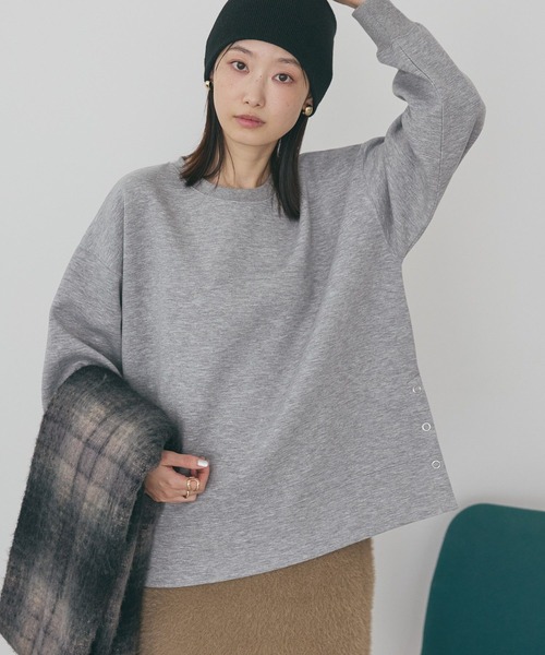 AMERICAN HOLIC（アメリカンホリック）の「サイドドットポンチプルオーバー（スウェット・レディース・ブルー/ブラウン/ブラック/グレー系その他・L/M）」の16枚目の写真