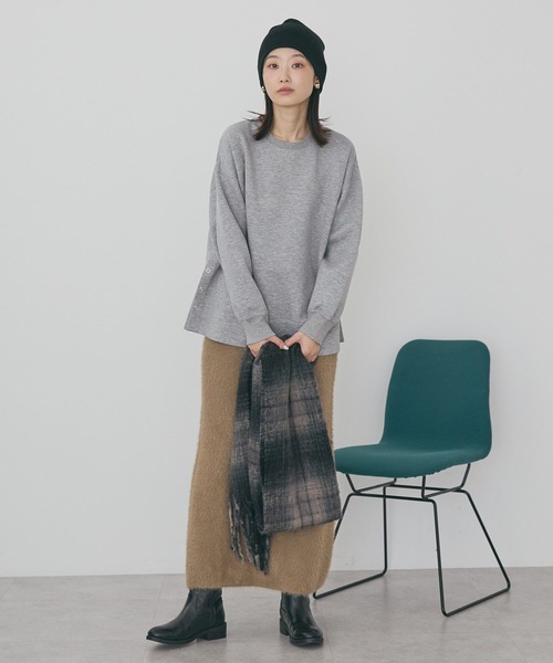 AMERICAN HOLIC（アメリカンホリック）の「サイドドットポンチプルオーバー（スウェット・レディース・ブルー/ブラウン/ブラック/グレー系その他・L/M）」の18枚目の写真