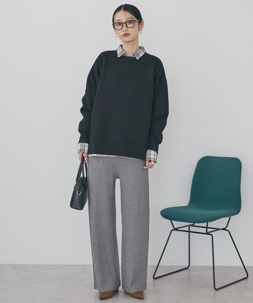 AMERICAN HOLIC（アメリカンホリック）の「サイドドットポンチプルオーバー（スウェット・レディース・ブルー/ブラウン/ブラック/グレー系その他・L/M）」の6枚目の写真