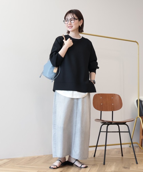 AMERICAN HOLIC（アメリカンホリック）の「サイドドットポンチプルオーバー（スウェット・レディース・ブルー/ブラウン/ブラック/グレー系その他・L/M）」の14枚目の写真