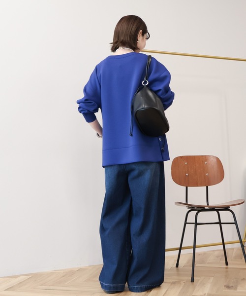 AMERICAN HOLIC（アメリカンホリック）の「サイドドットポンチプルオーバー（スウェット・レディース・ブルー/ブラウン/ブラック/グレー系その他・L/M）」の10枚目の写真