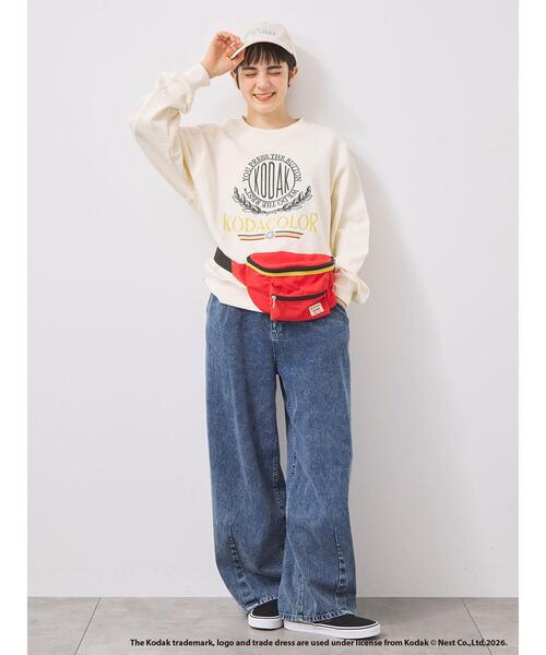KODAK(コダック)の「【KODAK】ウエストポーチ(ハンドバッグ・レディース・ブラック/レッド・F)」の10枚目の写真
