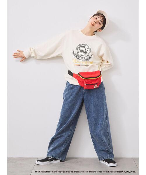 KODAK(コダック)の「【KODAK】ウエストポーチ(ハンドバッグ・レディース・ブラック/レッド・F)」の11枚目の写真