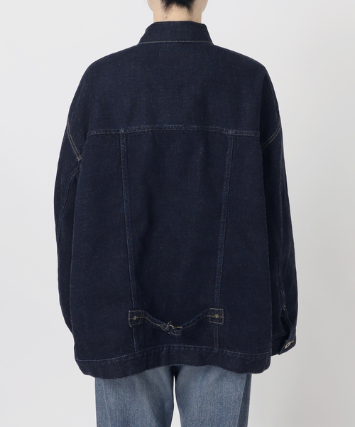 FRAMeWORK(フレームワーク)の「≪追加≫エクストララージデニムジャケット 2(デニムジャケット・レディース・グレー/ネイビー・FREE)」の8枚目の写真