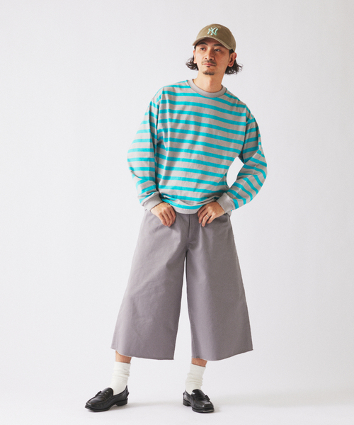 JOURNAL STANDARD relume(ジャーナルスタンダード レリューム)の「ラグビー ボーダー ロンT(Tシャツ/カットソー・メンズ・グレー/イエロー/ネイビー・LARGE/MEDIUM)」の10枚目の写真