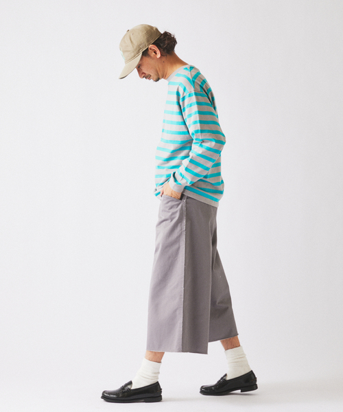 JOURNAL STANDARD relume(ジャーナルスタンダード レリューム)の「ラグビー ボーダー ロンT(Tシャツ/カットソー・メンズ・グレー/イエロー/ネイビー・LARGE/MEDIUM)」の11枚目の写真