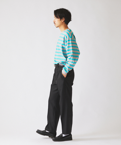 JOURNAL STANDARD relume(ジャーナルスタンダード レリューム)の「ラグビー ボーダー ロンT(Tシャツ/カットソー・メンズ・グレー/イエロー/ネイビー・LARGE/MEDIUM)」の16枚目の写真