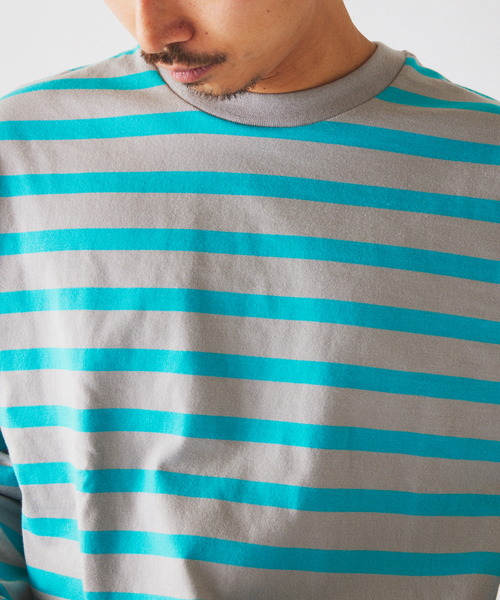 JOURNAL STANDARD relume(ジャーナルスタンダード レリューム)の「ラグビー ボーダー ロンT(Tシャツ/カットソー・メンズ・グレー/イエロー/ネイビー・LARGE/MEDIUM)」の19枚目の写真