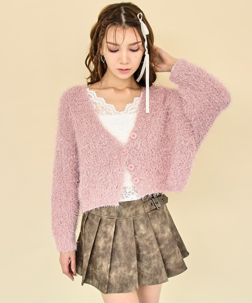 ANAP(アナップ)の「vintage加工 フェイクレザー プリーツ ミニ スカート(スカート・レディース・ブラウン/ブラック・S/M)」の15枚目の写真