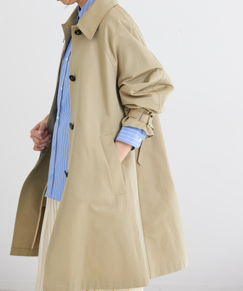 IENA（イエナ）の「撥水Fly Frontステンカラーコート（ステンカラーコート・レディース・ベージュ・38/36）」の14枚目の写真
