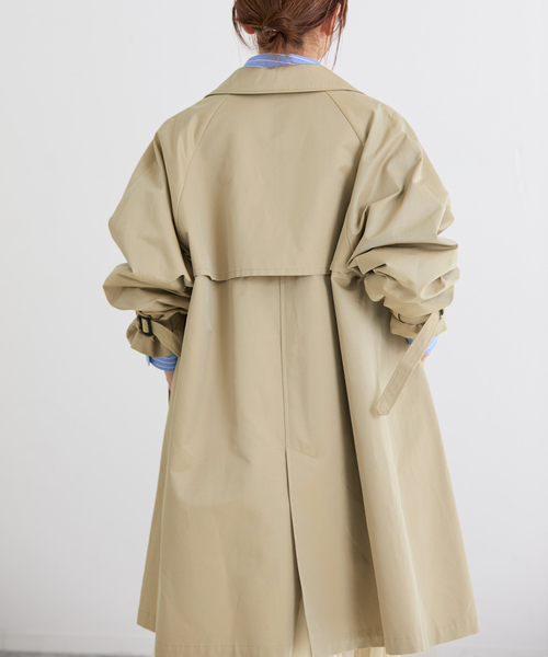 IENA（イエナ）の「撥水Fly Frontステンカラーコート（ステンカラーコート・レディース・ベージュ・38/36）」の15枚目の写真