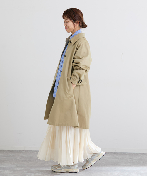 IENA（イエナ）の「撥水Fly Frontステンカラーコート（ステンカラーコート・レディース・ベージュ・38/36）」の18枚目の写真