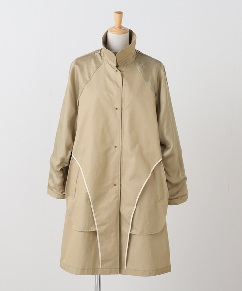 IENA（イエナ）の「撥水Fly Frontステンカラーコート（ステンカラーコート・レディース・ベージュ・38/36）」の8枚目の写真