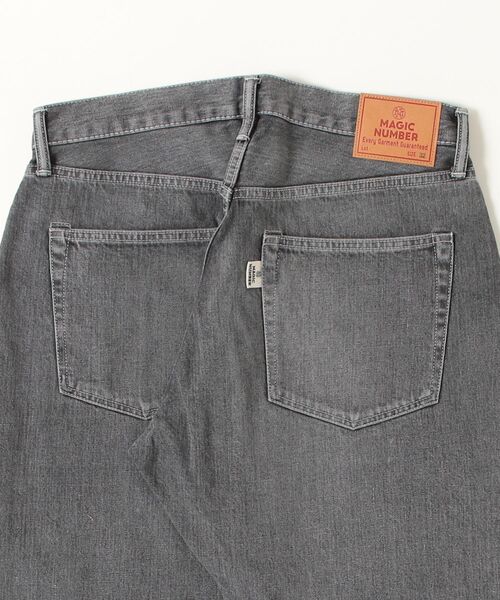 MAGIC NUMBER(マジック ナンバー)の「【MAGIC NUMBER】5P STANDARD DENIM PANTS(VINTAGE WASH)(デニムパンツ・メンズ・ブラック・30/34)」の3枚目の写真