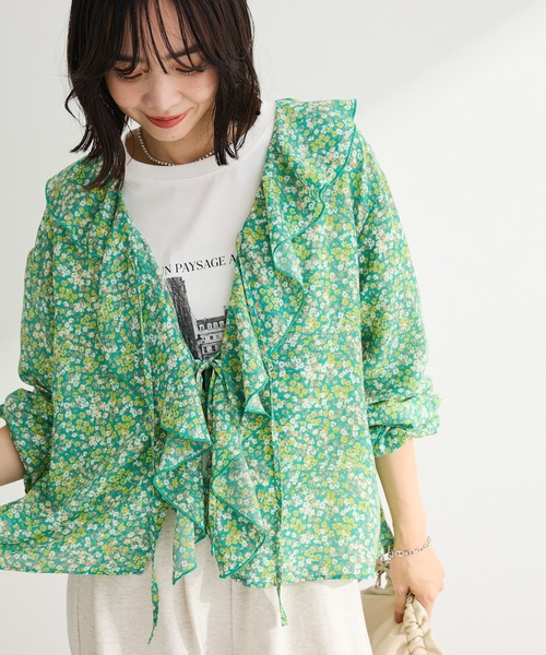Green Parks｜グリーンパークスのトップス（花柄・ボタニカル柄）通販