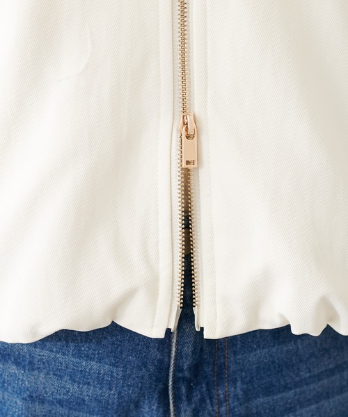 natural couture(ナチュラルクチュール)の「フード付きショート丈ブルゾン(ブルゾン・レディース・ブラウン/アイボリー/カーキ/スミクロ・FREE)」の21枚目の写真