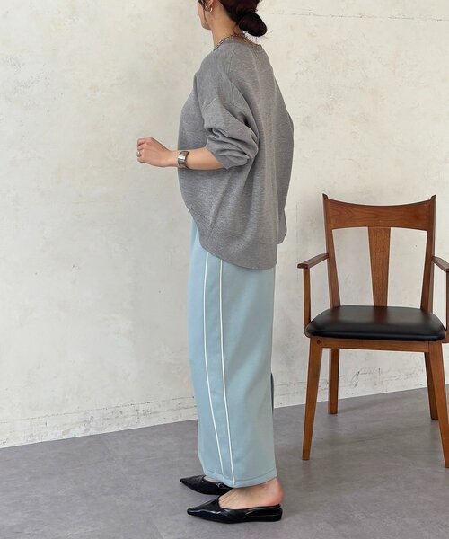 un dix cors(アンディコール)の「ボンディングスカート(スカート・レディース・ブラック/アイボリー/ブルー系その他・FREE)」の9枚目の写真