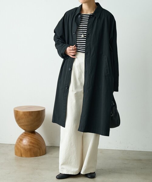 BEARDSLEY（ビアズリー）の「ワイドシャツコート（その他アウター・レディース・ブラック・FREE）」の2枚目の写真