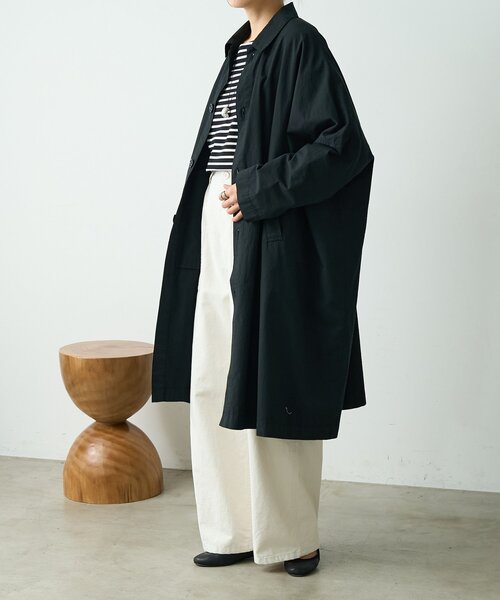 BEARDSLEY（ビアズリー）の「ワイドシャツコート（その他アウター・レディース・ブラック・FREE）」の3枚目の写真