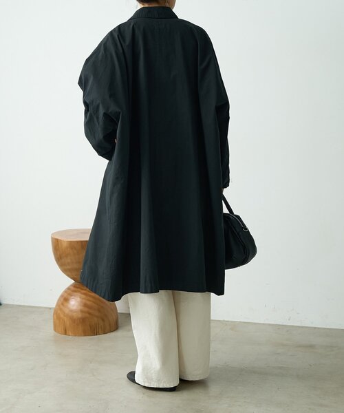 BEARDSLEY（ビアズリー）の「ワイドシャツコート（その他アウター・レディース・ブラック・FREE）」の4枚目の写真