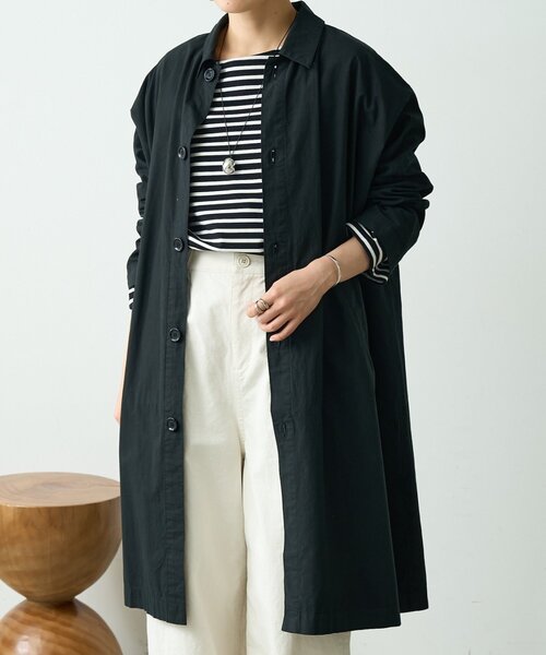 BEARDSLEY（ビアズリー）の「ワイドシャツコート（その他アウター・レディース・ブラック・FREE）」の5枚目の写真