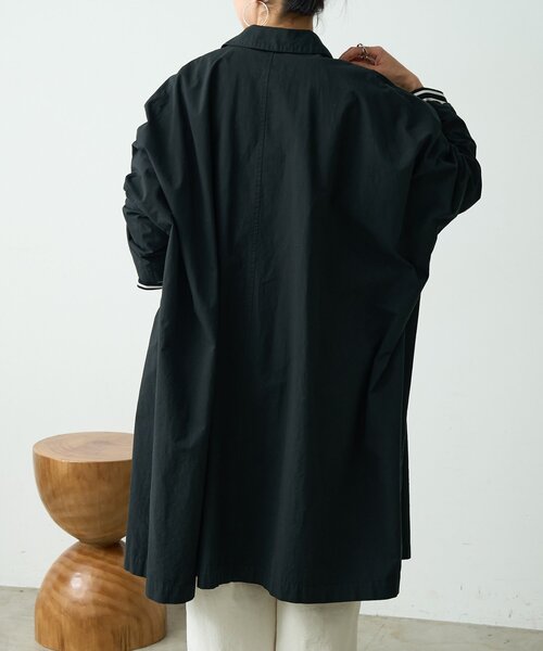 BEARDSLEY（ビアズリー）の「ワイドシャツコート（その他アウター・レディース・ブラック・FREE）」の7枚目の写真