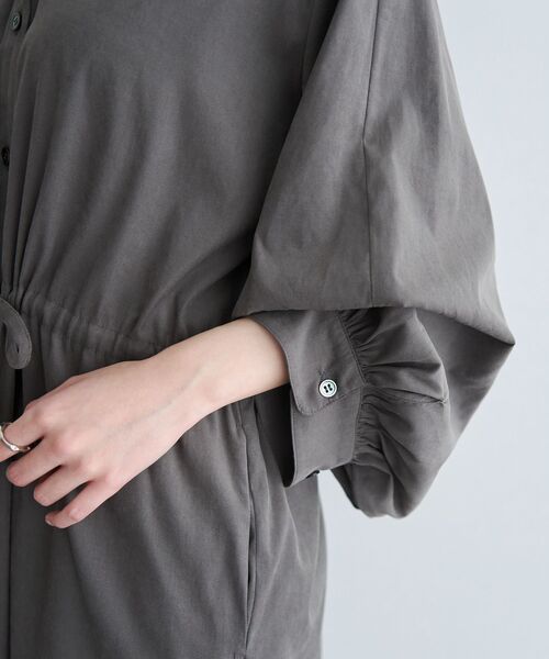 YECCA VECCA(イェッカヴェッカ)の「【UVカット】2way袖バルーンワンピース(シャツワンピース・レディース・ライトベージュ/グリーン系その他3/ラベンダー/チャコールグレー・FREE)」の20枚目の写真