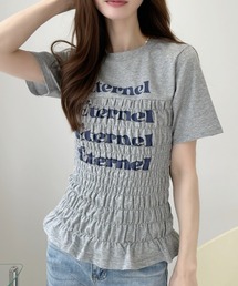 シャーリング コンパクト Tシャツ