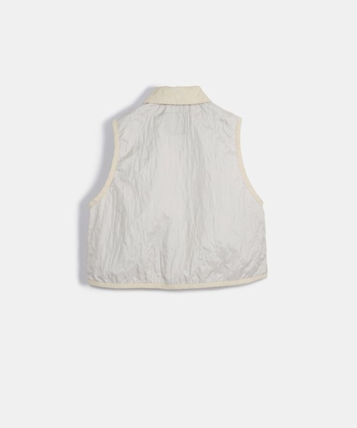 LAVENHAM(ラベンハム)の「Unwadded Cropped Raydon Gilet Womens / アンワディッド クロップド レイドン ジレ ウィメンズ(ベスト・レディース・ダークブラック/ブラウン/オフホワイト・8/10/12)」の18枚目の写真