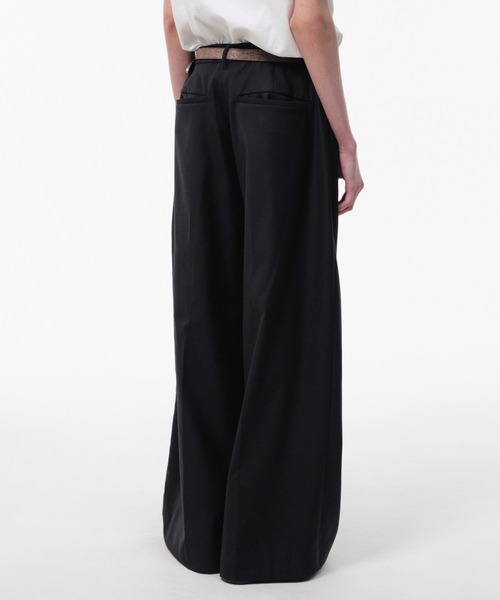 CAMPHOR WOOD(カンファーウッド)の「3 TUCK WIDE BAGGY SLACKS / 3タックワイドバギースラックス(スラックス・メンズ・ブラック/グレー/グレー系1・SMALL/MEDIUM/LARGE)」の8枚目の写真
