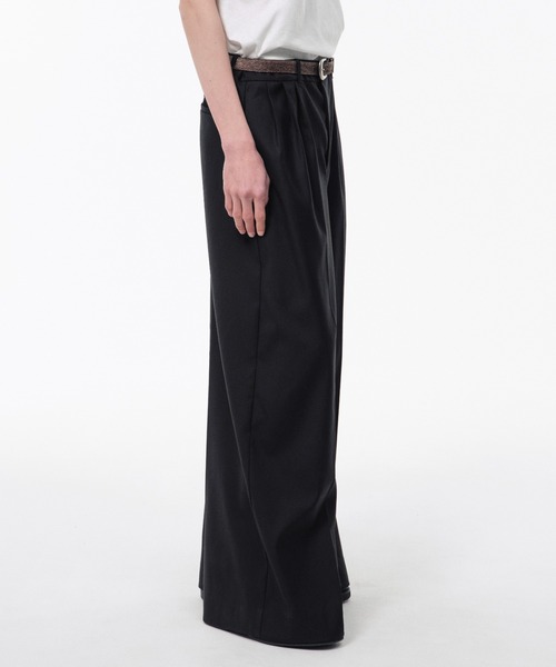 CAMPHOR WOOD(カンファーウッド)の「3 TUCK WIDE BAGGY SLACKS / 3タックワイドバギースラックス(スラックス・メンズ・ブラック/グレー/グレー系1・SMALL/MEDIUM/LARGE)」の10枚目の写真