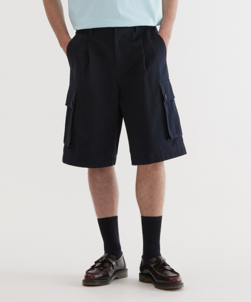 COVERNAT(カバーナット)の「バミューダコットンカーゴショーツダークネイビー(その他パンツ・レディース・その他・SMALL/X-LARGE/LARGE/MEDIUM)」の1枚目の写真
