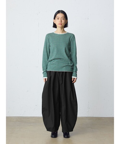 MidiUmi（ミディウミ）の「MidiUmi コクーンイージーパンツ（その他パンツ・レディース・チャコールグレー/カーキ/ブラック・FREE）」の2枚目の写真